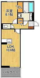 Polonia Wakamatsu B棟 2階