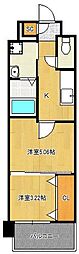 ギャラン穴生Neo 2Kの間取図画像