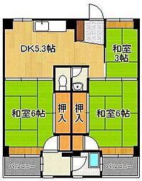ビレッジハウス萩原 1号棟 4階