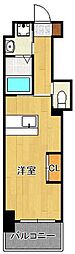 ウィングス西神原 ワンルームの間取図画像