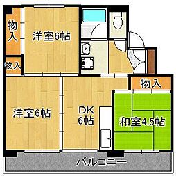 ビレッジハウス直方東 3号棟 1階