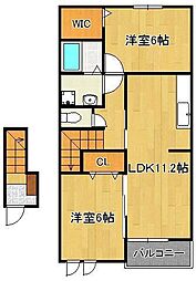 エテルノ　ハピネスB棟 2階