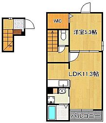 アルコバレーノ 2階