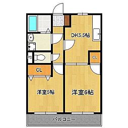 アンプルール　クラージュ　コルザ 2階/-