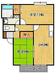 サンビレッジ星ヶ丘B棟 2階