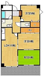 ハーモナイズ361 3LDKの間取図画像
