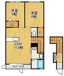 パルティール C棟 2階