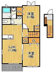 ウィステリア壱番館 2階