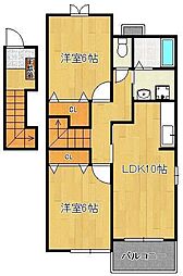 ジュネス感田B 2階