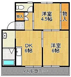 ヴィラナリー中間I 2号棟 1階