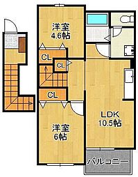 エスポワール吉田III 2階