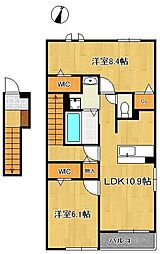 ロータス水巻3 2階/-