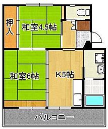 ビレッジハウス直方 5号棟 1階/-