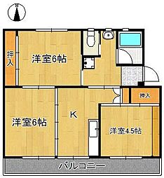 ビレッジハウス直方 1号棟 5階/-