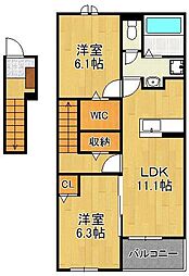 グリーンフォレスト 弐番館 2階/-