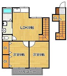 グランドハイツ海老津 2階