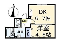 クラウド西宮北口の間取図画像
