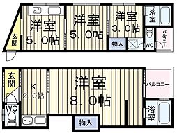 メゾン・ド・ウッド東新町の間取図画像