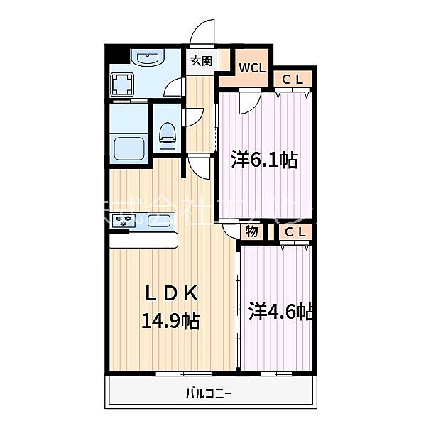 同じ建物の物件間取り写真 - ID:211046006938