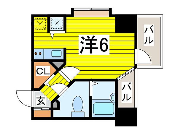 同じ建物の物件間取り写真 - ID:211046393425