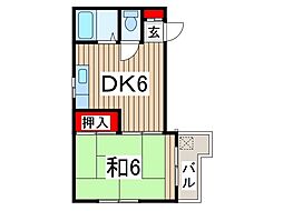 間取図画像 1DK