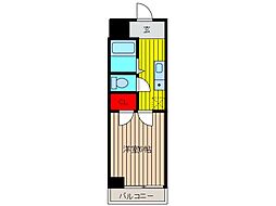 第二佐川ビル 1Kの間取図画像