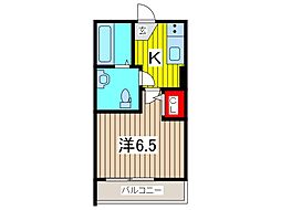 コンフォートメゾン蕨 1Kの間取図画像