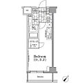 ONEROOFFLAT月島4階12.8万円