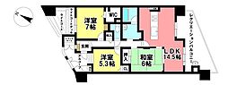 間取図画像 3LDK