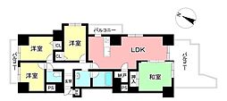 サンシティ上豊田駅南弐番館 4LDKの間取図画像