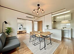 〜内装リフォーム完成〜 川越市熊野町 ロイヤルガーデン上福岡 2LDKのリビング/ダイニング