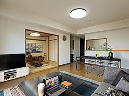 フォルテコート若葉　〜4階・3LDK・エレベーター有・ペット可〜 3DKのリビング/ダイニング