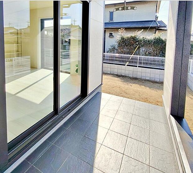 同施工例テラス