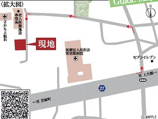 地図を拡大表示