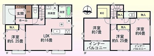 間取りを拡大表示
