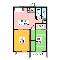 間取図画像 2DK