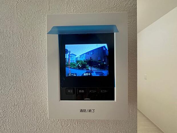 通話や録画も簡単なTVモニター付きインターフォンです。
