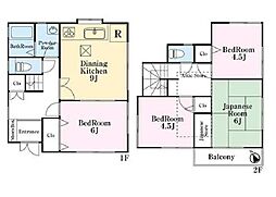 屋敷4丁目　中古 4DKの間取り
