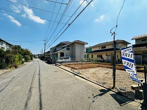 9/1撮影 建築中も知れること多数。施工例、周辺環境のご案内受付中。お気軽にお問合せください。