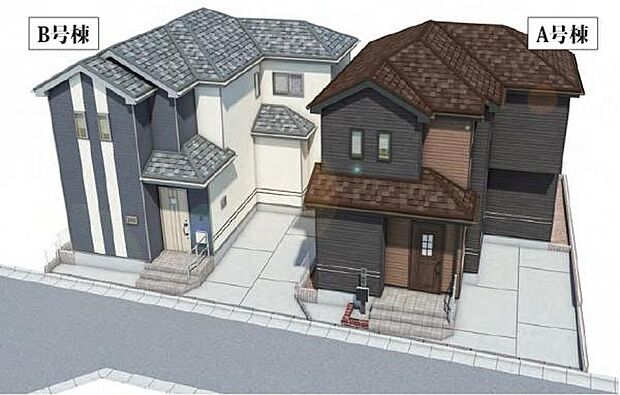 高台に位置する丸山エリアに誕生予定。今ならお好みの1棟をお選びいただけます。