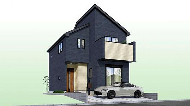 シックでかっこいい外観です。※パースはイメージです