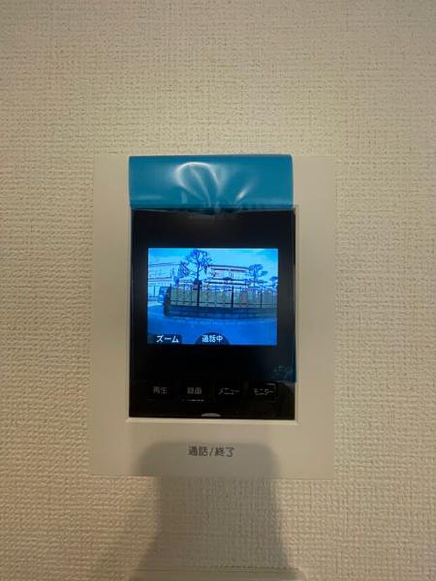 通話や録画も簡単なTVモニター付きインターフォンです。