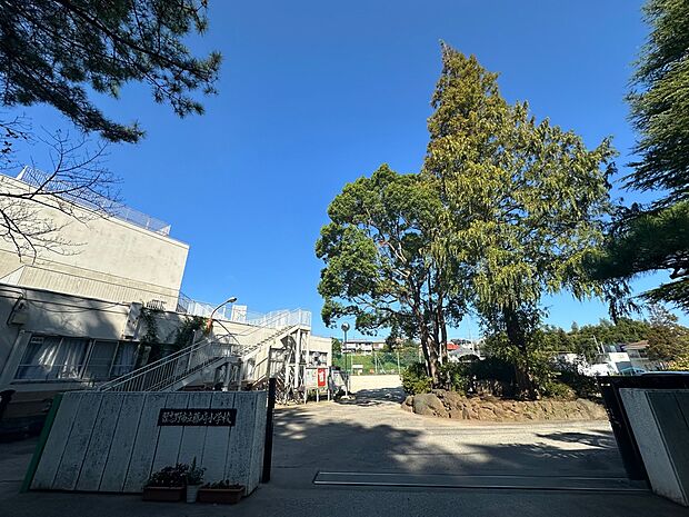 習志野市立藤崎小学校 徒歩13分 昭和49年創立。まわりが豊かな緑に囲まれのどかな印象です。