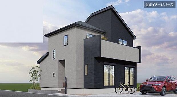 シックで落ち着いた外観です。※パースはイメージ画像です。