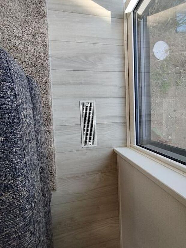 床下換気機能が付いています。