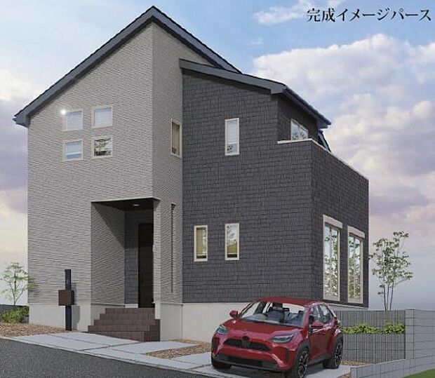 ゆとりのある敷地と静かな環境で、伸び伸び過ごせる限定1棟。※画像はイメージパースです。