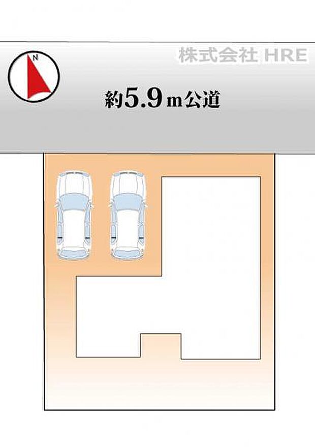 カースペース2台、間取りも敷地もゆとりの限定1棟。