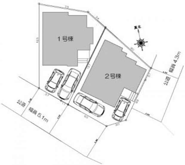 駐車はどちらも2台可能です。