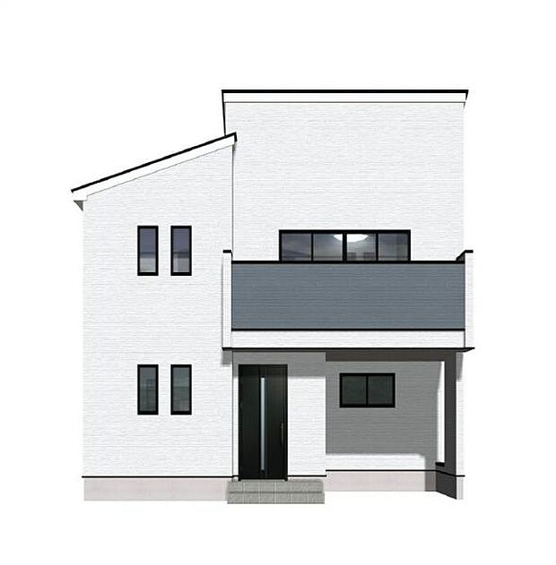 完成は春頃です。 ホワイトを基調としたシンプルかつ飽きの来ないデザインです。※パースはイメージです。