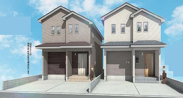 完成まで間もなくとなりました。住みよい環境の立地で過ごせる魅力の全2棟です。